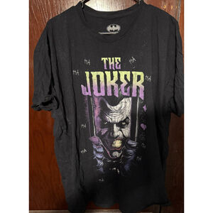 Joker Batman Character T Shirt Men's Sz XXL Black DC Comics